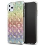 Cover GUESS Apple iPhone 11 Pro Max Iridescent 4G Peony Multicolore Hard Case