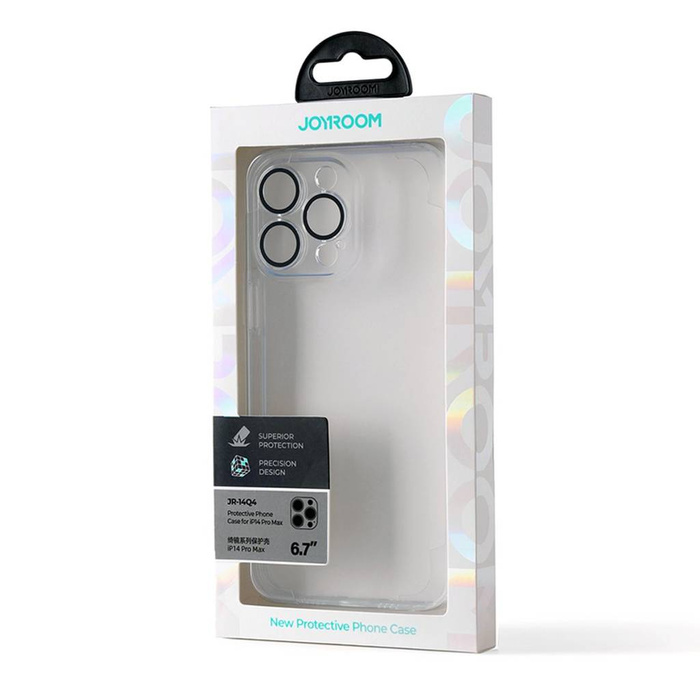 Joyroom 14Q Coque iPhone 14 Pro Max avec cache appareil photo Transparent (JR-14Q4 transparent)