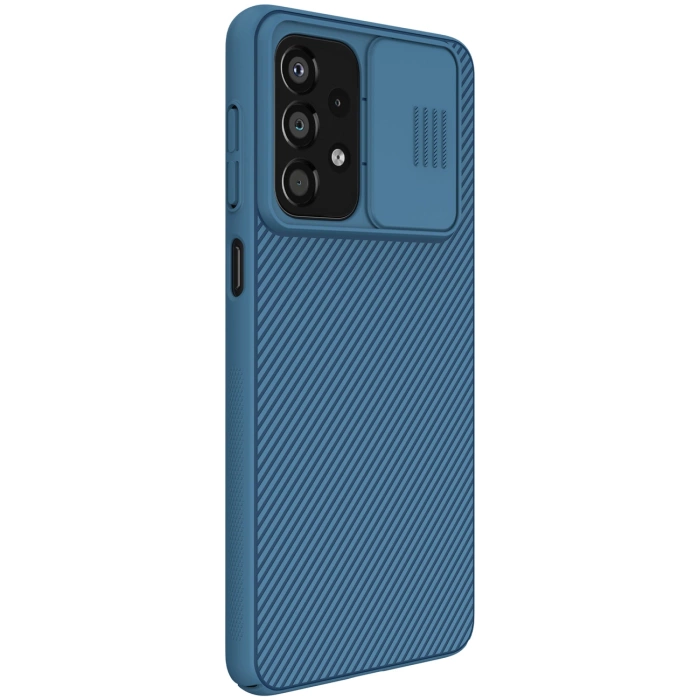 Nillkin CamShield Case etui pokrowiec osłona na aparat kamerę Samsung Galaxy A33 5G niebieski