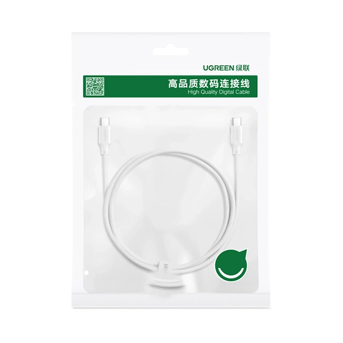 Cable USB-C to USB-C UGREEN 15171 (white)