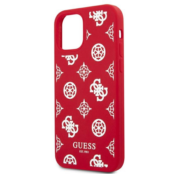 Case GUESS Apple iPhone 12 Pro Max Peony Collection Red Hardcase