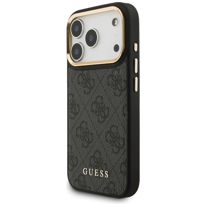 Etui Guess 4G z portfelem Magsafe do     iPhone 17 Pro czarny