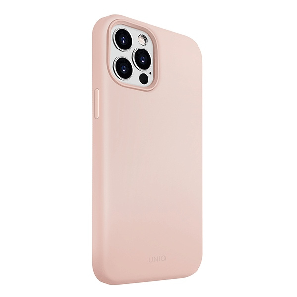 Uniq Lino Hue iPhone 12 Pro Max 6.7&quot; rosa/rosa rubor Antimicrobiano