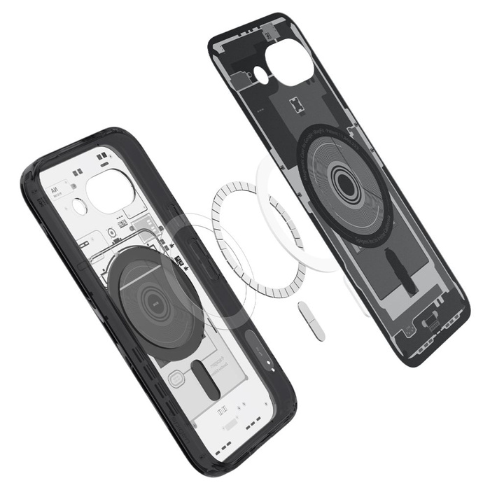 ETUI SPIGEN GOOGLE PIXEL 9A ULTRA HYBRID MAG MAGSAFE ZERO ONE BLACK