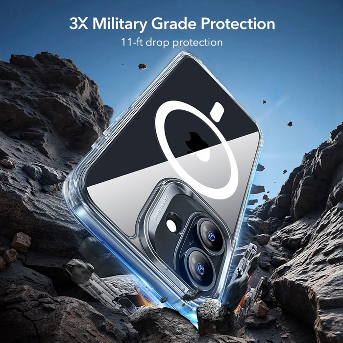 ESR CLASSIC HYBRID MagSafe &amp; GEHÄRTETES GLAS IPhone 17 KLAR