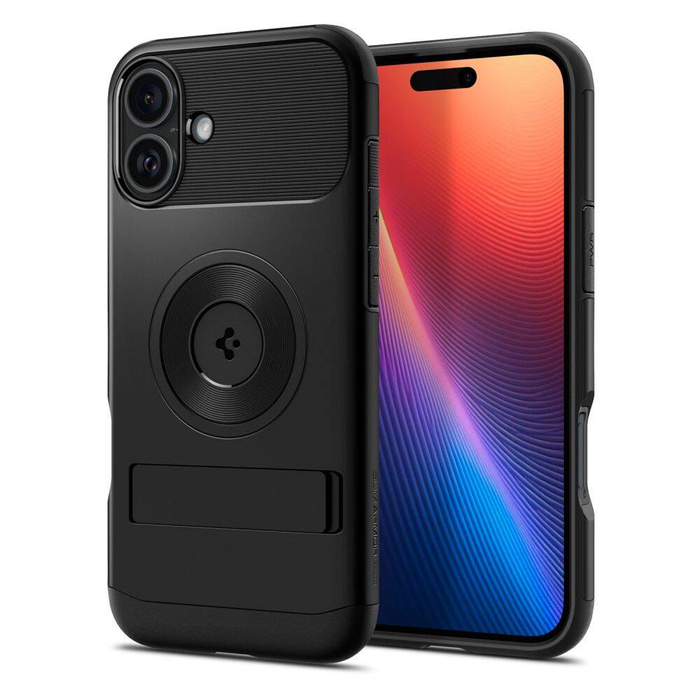 Spigen Slim Armor Mag Magsafe Black iPhone 16 Case