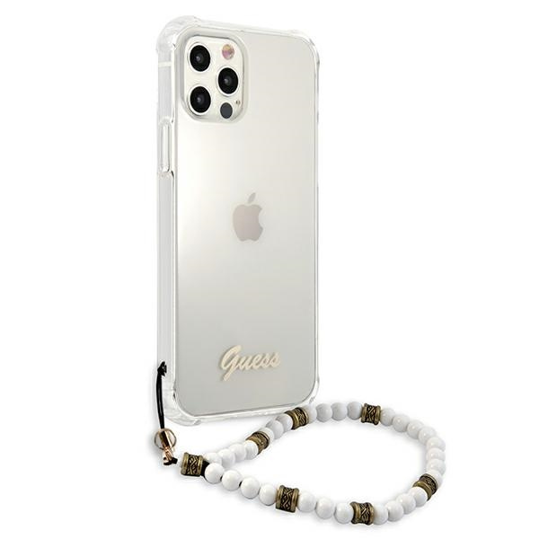  GUESS   12 Pro Max White Pearl Clear Hardcase