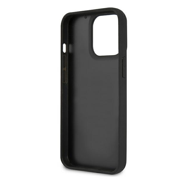 Karl Lagerfeld KLHCP13LKH3DBK iPhone 13 Pro / 13 6,1" fekete/fekete keménytok, 3D gumi Karl fej