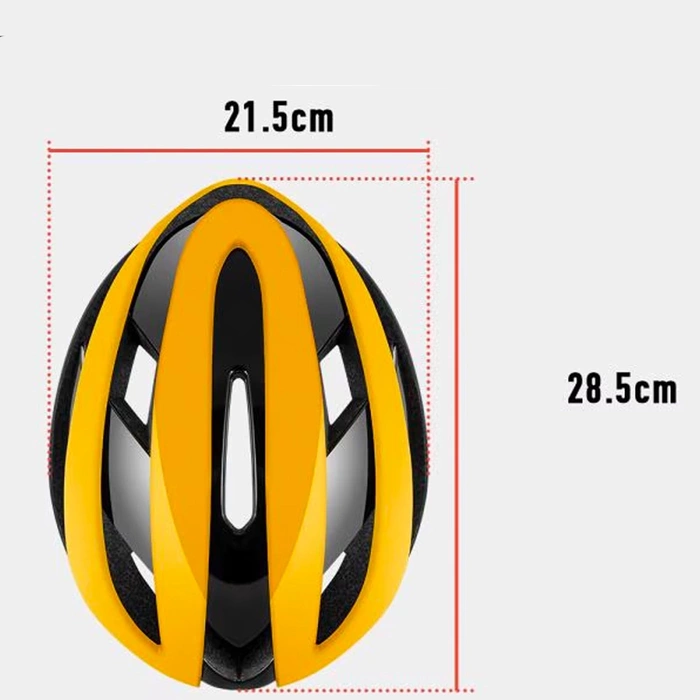 Casque de vélo Rockbros 10110004005, taille L - jaune et noir