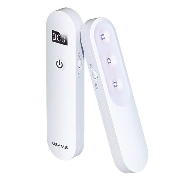 Desinfektionslampe USAMS Mini UV-C Handgerät Weiß