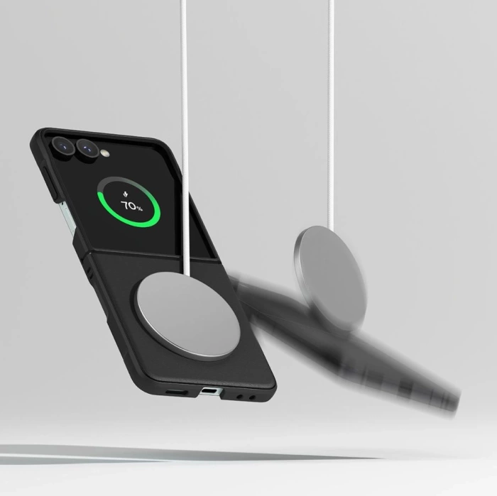 ETUI RINGKE SAMSUNG GALAXY Z FLIP 7 ONYX MAGNETIC MAGSAFE CZARNE