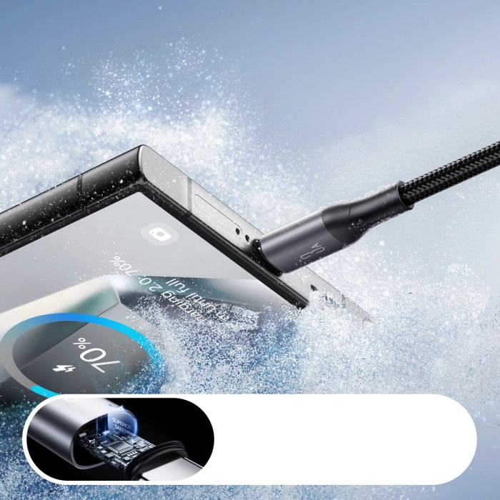 Joyroom S-A28 Flash Series 3A USB-A - USB-C Kabel 1m - schwarz