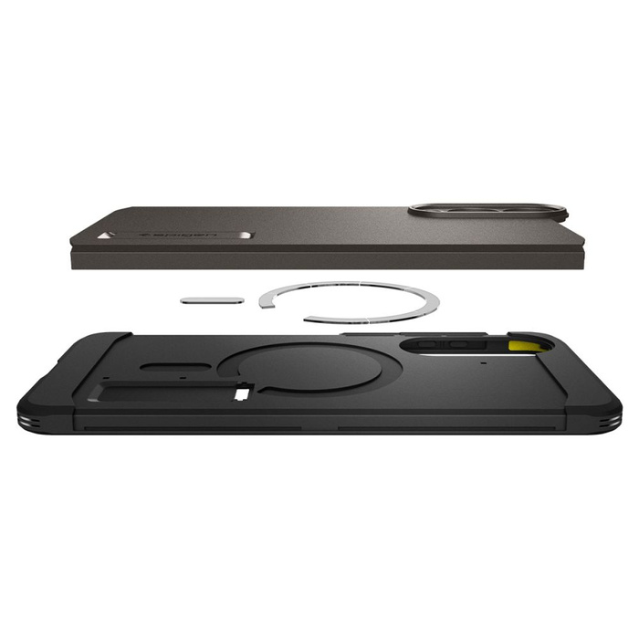 SPIGEN TOUGH ARMOR MAGSAFE CASE GALAXY S25 EDGE GUNMETAL