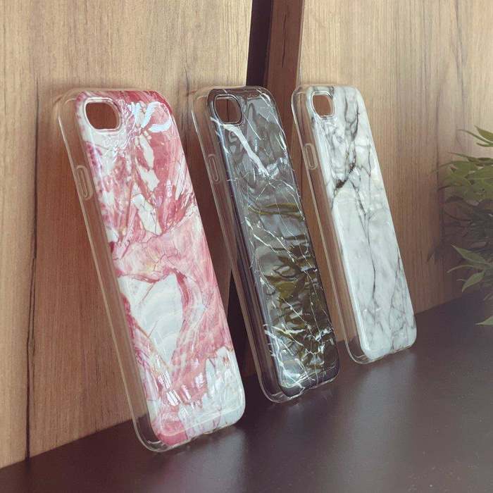 Wozinsky Marble TPU kryt gelový mramor pro Samsung Galaxy A42 5G černý