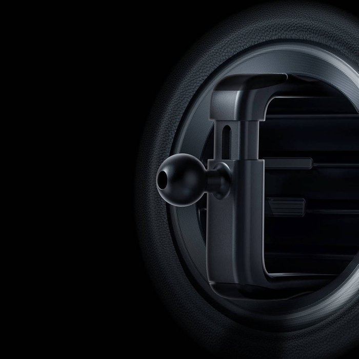 Baseus Metal AgeⅡ supporto gravità per bocchette d'aria rotonde per auto grigio scuro (SUJS030013)