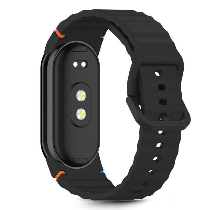 PASEK TECH-PROTECT XIAOMI SMART BAND 8 / 9 / 10 / NFC SILICONE SPORT CZARNY