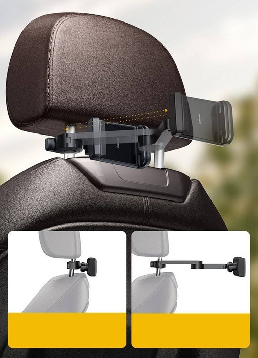 Baseus Energy Storage Backseat Holder Wireless Qi 15 W Charger black (WXHZ-01)