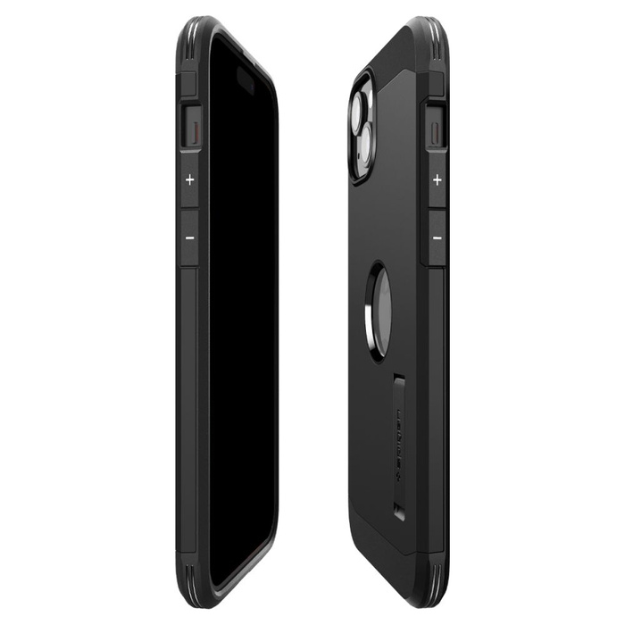 Hülle Spigen Tough Armor Mag MagSafe iPhone 15 Schwarz Case