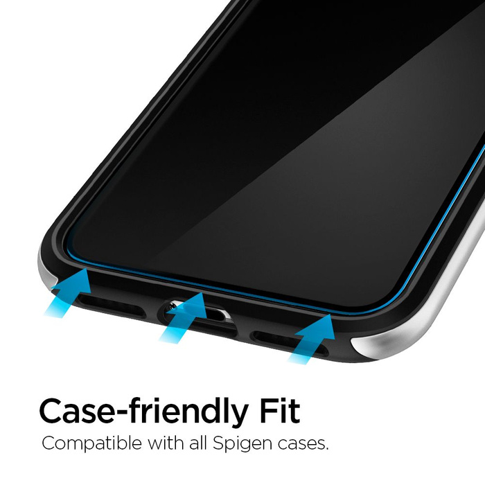 Tempered Glass Spigen Alm Glas.tr Slim 2-pack Apple IPhone 11