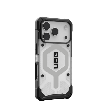 UAG Pathfinder Clear MagSafe - etui do iPhone 17 Pro kompatybilne z MagSafe (ice/silver)