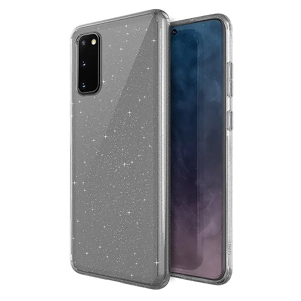 Custodia Uniq LifePro Tinsel Samsung S20 + G985 trasparente / trasparente chiaro