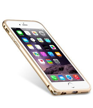 Coque iPhone 6 6S MELKCO Metal Bumper Gold