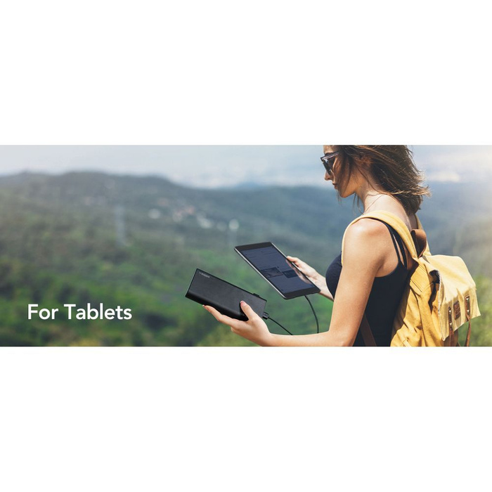 Powerbank Veger TCE130 (W2503) PD 130W 25000 mAh z wbudowanymi kablami Typ C / Lightning czarny