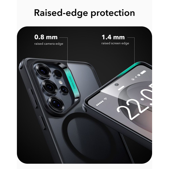 ESR CLASSIC HYBRID MagSafe GALAXY S26 ULTRA GEFROSTET SCHWARZ