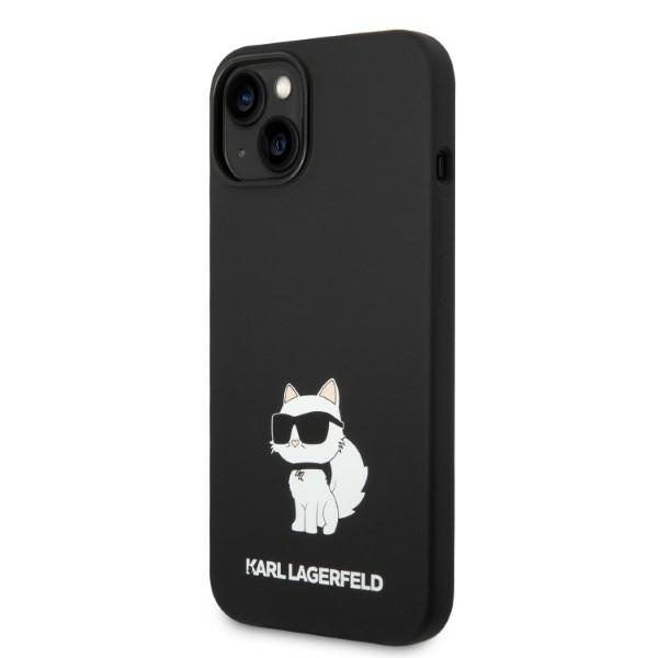 Karl Lagerfeld KLHMP14MSNCHBCK iPhone 14 Plus 6,7" hardcase black/black Silicone Choupette MagSafe