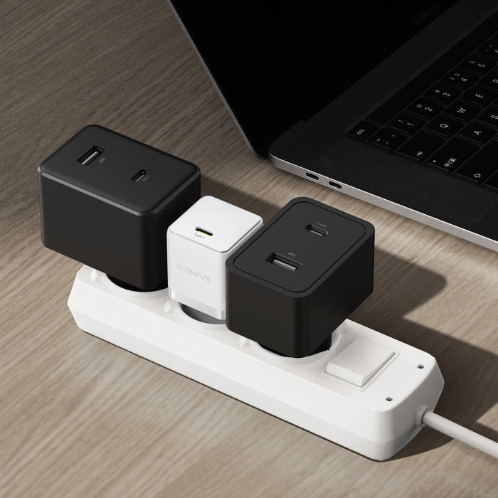 Baseus Palm 20W USB-C Wandladegerät - Weiß