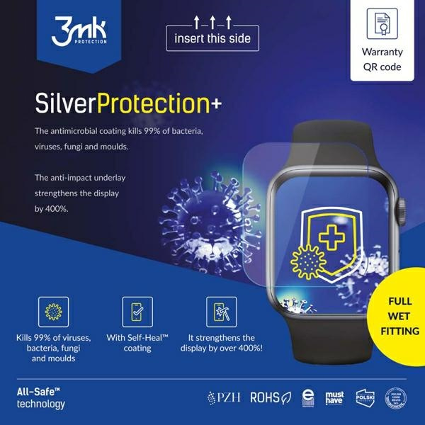 3mk All-In-One SilverProtection+ Mokrá montáž hodinek 5 ks.