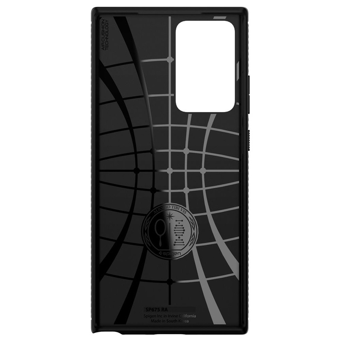 Cover SPIGEN Galaxy Note 20 Ultra Rugged Armor Custodia nera opaca