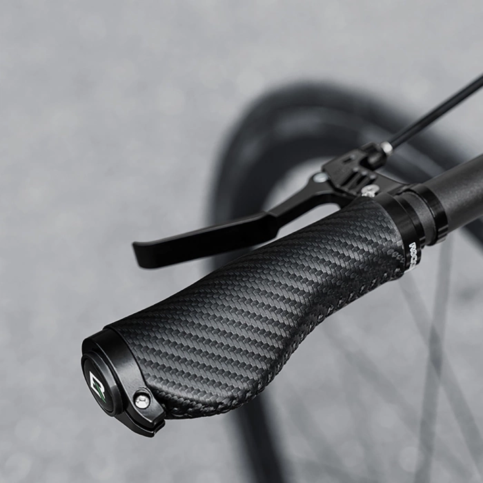 Rockbros Bike Grips Twisted Ergonomic Anti-Slip Grips - Black