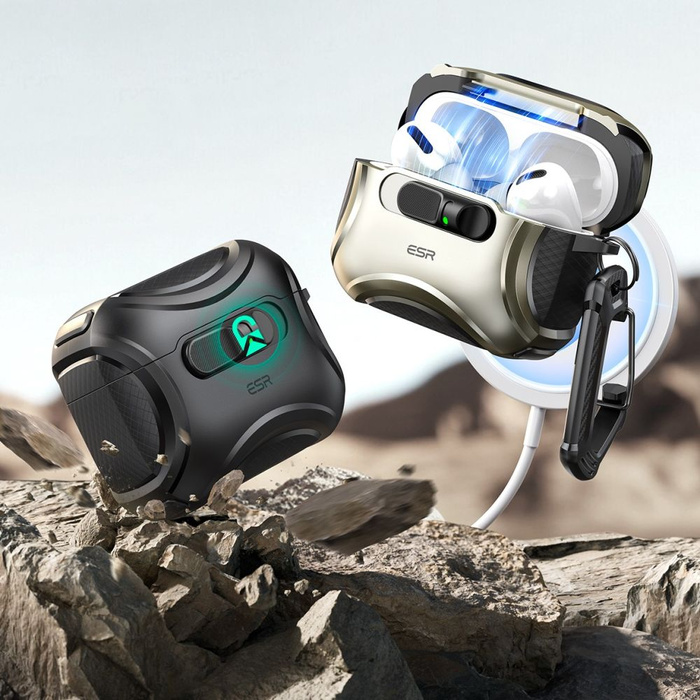 ESR CYBER FLICKLOCK HALOLOCK MagSafe Apple AIRPODS PRO 3 SCHWARZ