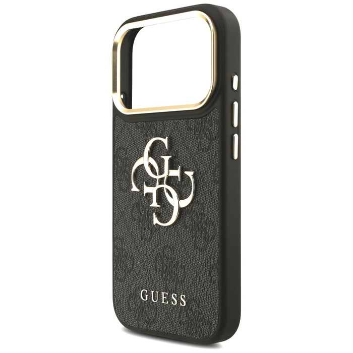 Etui Guess 4G Big 4G Classic Logo Big    Strap Metal Buttons do iPhone 17 Pro czarny