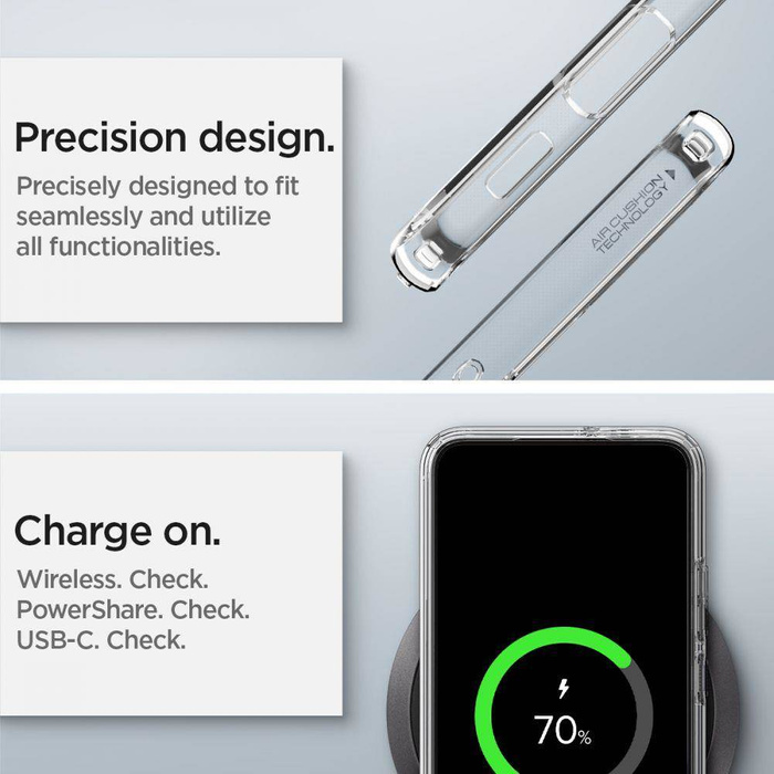 Coque Spigen Ultra Hybrid Samsung Galaxy S22 Crystal Transparent Clear Case