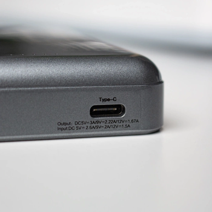 Dudao TGK1 power bank with MagSafe wireless charger 20W 10000mAh black (TGK1-black)