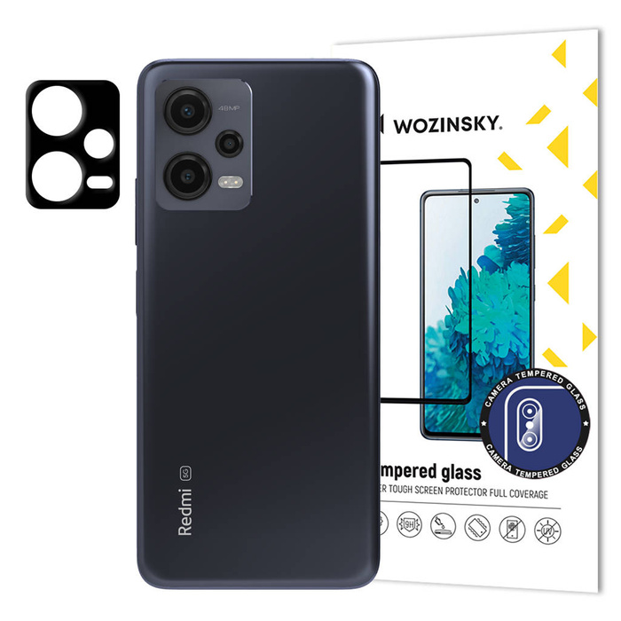 Wozinsky Full Camera Glass Verre Trempé pour Xiaomi Redmi Note 12 5G / Poco X5 5G Caméra 9H
