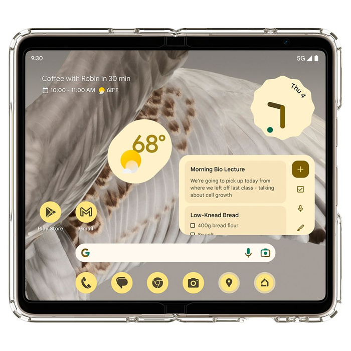 Funda Spigen Ultra Hybrid Google Pixel Fold Crystal Clear Case