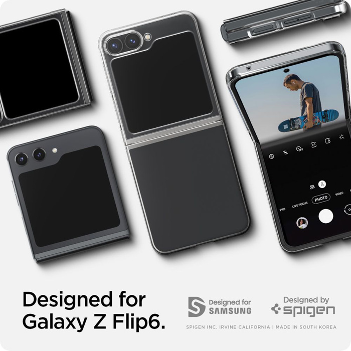 Spigen AIRSKIN GALAXY Z FLIP 6 / 7 FE KRISTALLKLAR