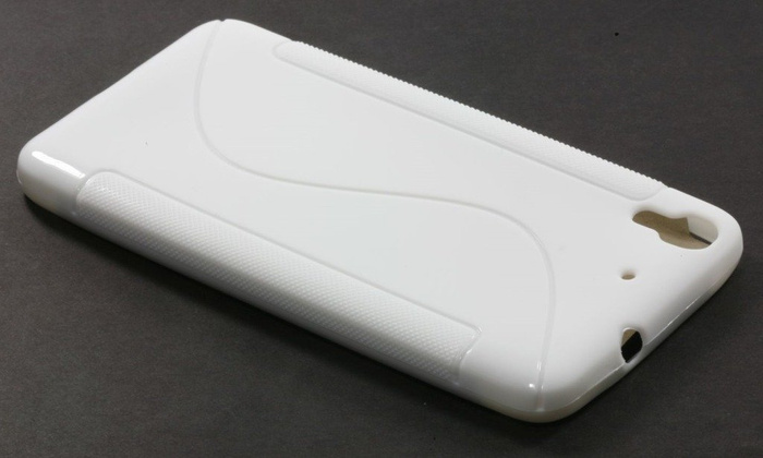 Funda S-Line Huawei Ascend Y6 Blanco  Silicona