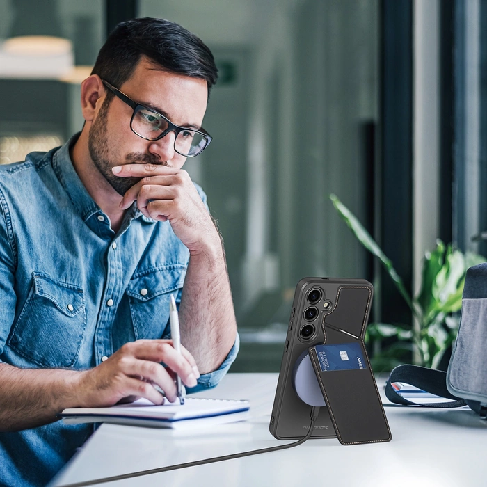 Rafi II Mag Hülle für Samsung S24 – Schwarz