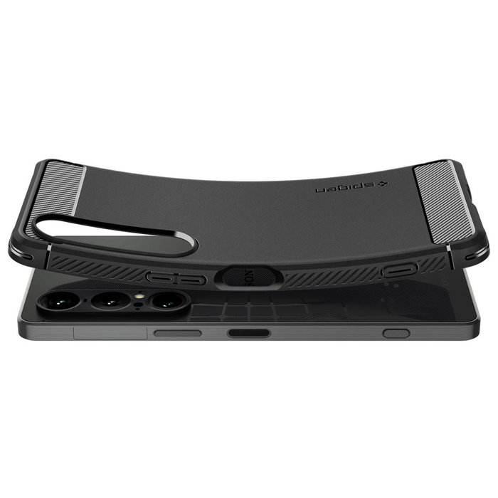 SPIGEN RUGGED ARMOR SONY XPERIA 1 VII NEGRO MATE