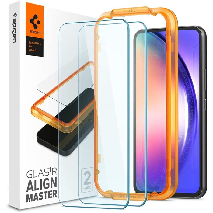 Vetro temperato Spigen ALM GLAS.TR 2-PACK GALAXY A54 5G CLEAR