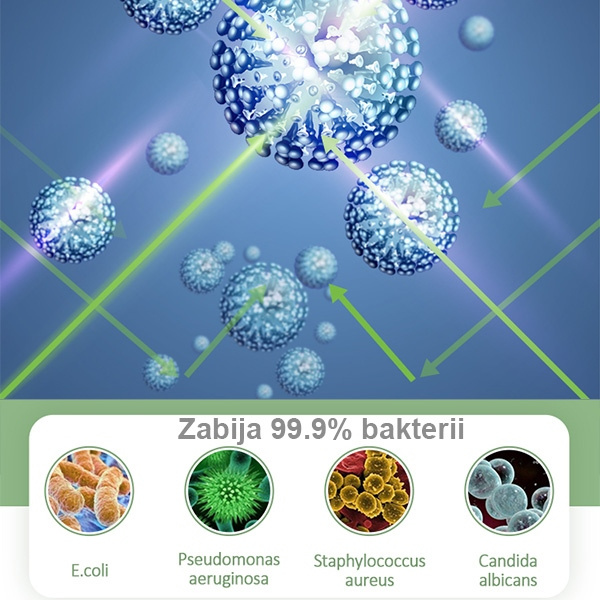 USAMS UV sterilizátor s indukčným nabíjaním 10W biely/biely ZB138XDJ01 (US-ZB138)