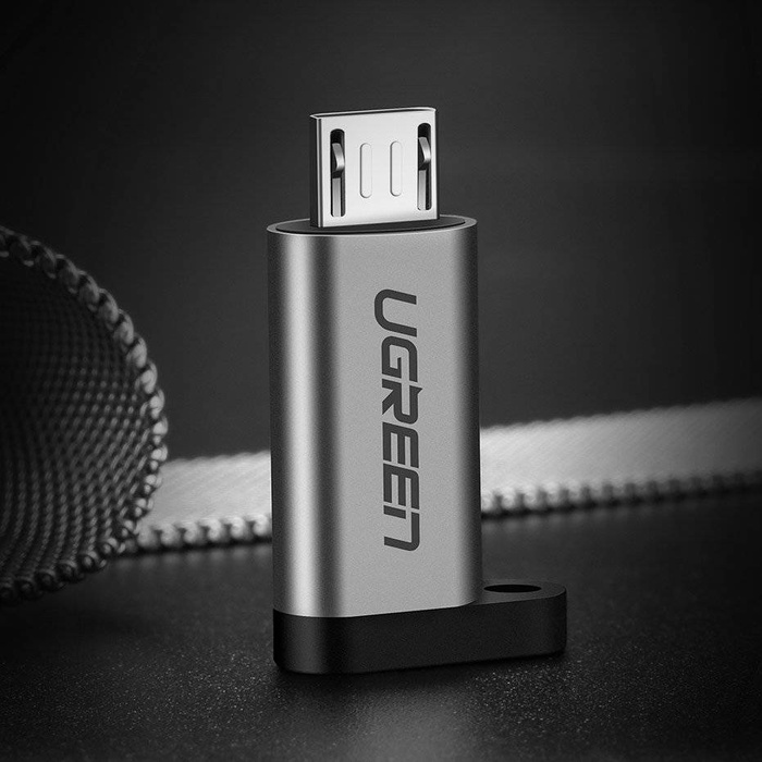 Ugreen adapter USB Type C to micro USB adapter gray (50590)