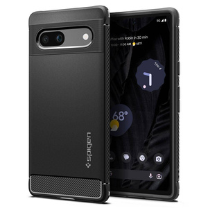 Funda Spigen Rugged Armor Google Pixel 7A MATTE Negro Case