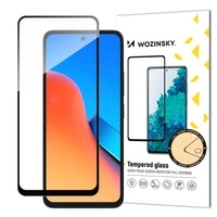 Odolné celoobrazovkové tvrzené sklo Wozinsky Full Glue s rámečkem pro Xiaomi Redmi 12 - černé