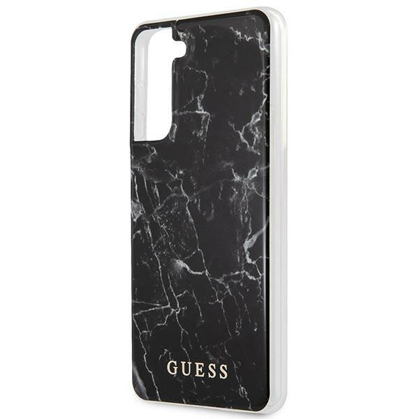 GUESS Samsung Galaxy S21 Plus Marble Black Hardcase