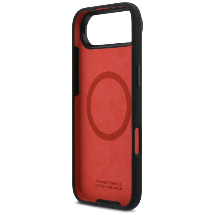 Etui BMW M Silicon Horizontal Line       MagSafe do iPhone Air czarny